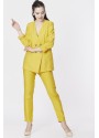 Sarı Renkli Pantolon Ceket Takım 